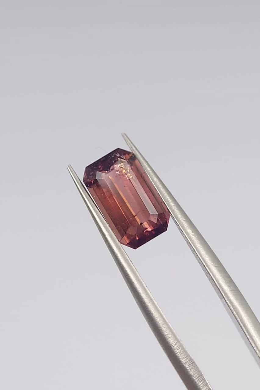 1.65ct Natural Tourmaline Emerald Cut Loose Gemstone from Afghanistan — view 6
